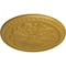 Ekena Millwork Emeryville Ceiling Medallion, Hand-Painted Iridescent Gold, 16 7/8"OD x 5/8"P CM16ERIGS - alternate 3